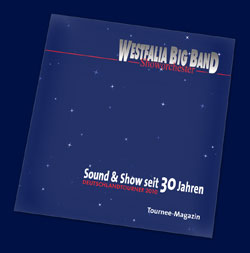 Westfalia Big Band - Sound & Show seit 30 Jahren - Tournee-Magazin (Titelseite)