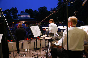 Abendshow im Park